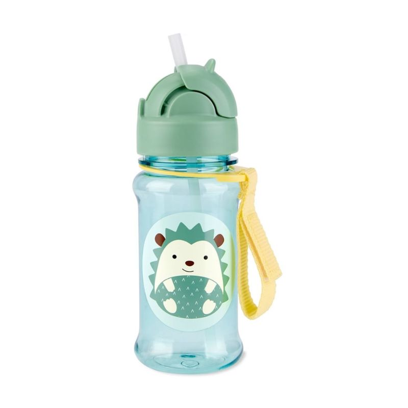 Skip Hop Zoo Παγούρι Με Καλαμάκι Tritan Για 12+ Μηνών 355ml Hedgehog