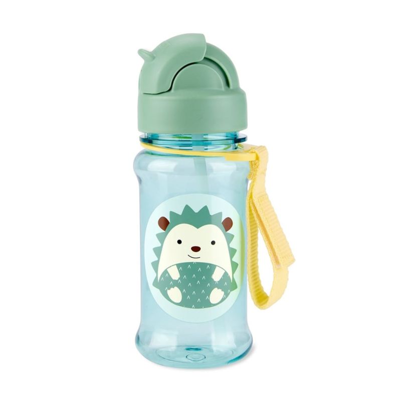 Skip Hop Zoo Παγούρι Με Καλαμάκι Tritan Για 12+ Μηνών 355ml Hedgehog