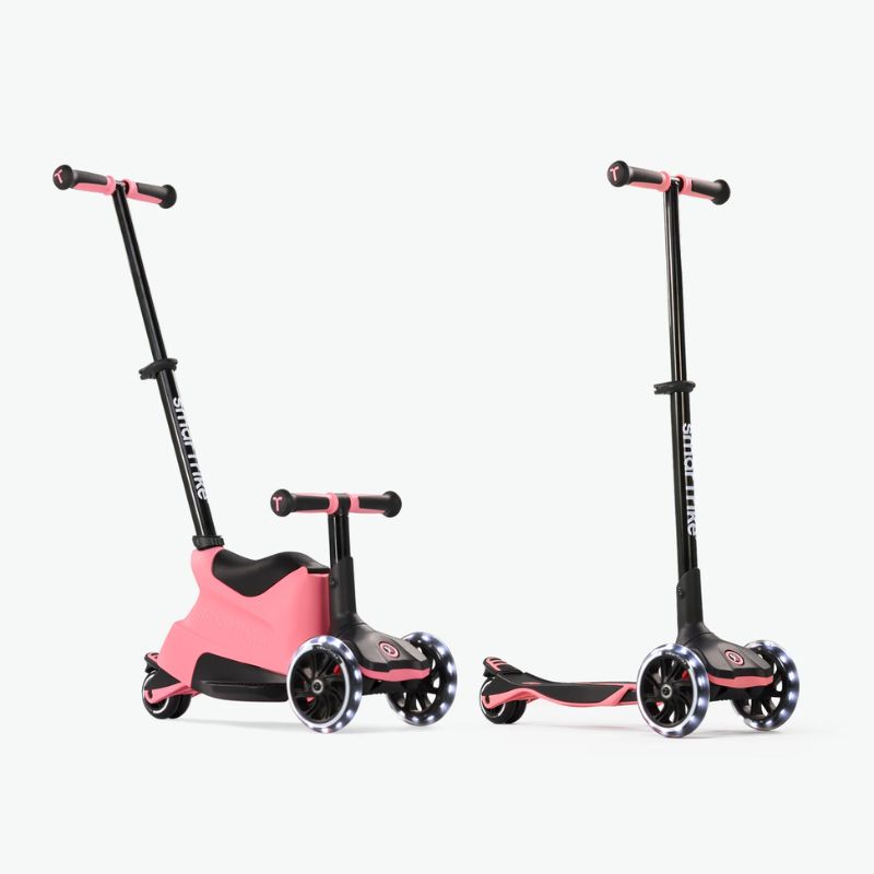 SmarTrike Xtend Ride-on Αναδιπλούμενο Πατίνι 4-Σε-1 Με LED Για 12 Μηνών Έως 12 Ετών Light Pink