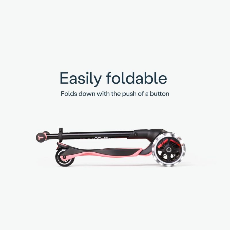 SmarTrike Xtend Ride-on Αναδιπλούμενο Πατίνι 4-Σε-1 Με LED Για 12 Μηνών Έως 12 Ετών Light Pink