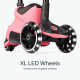 SmarTrike Xtend Ride-on Αναδιπλούμενο Πατίνι 4-Σε-1 Με LED Για 12 Μηνών Έως 12 Ετών Light Pink