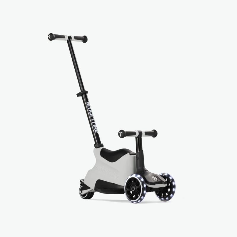 SmarTrike Xtend Ride-on Αναδιπλούμενο Πατίνι 4-Σε-1 Με LED Για 12 Μηνών Έως 12 Ετών Cool Grey