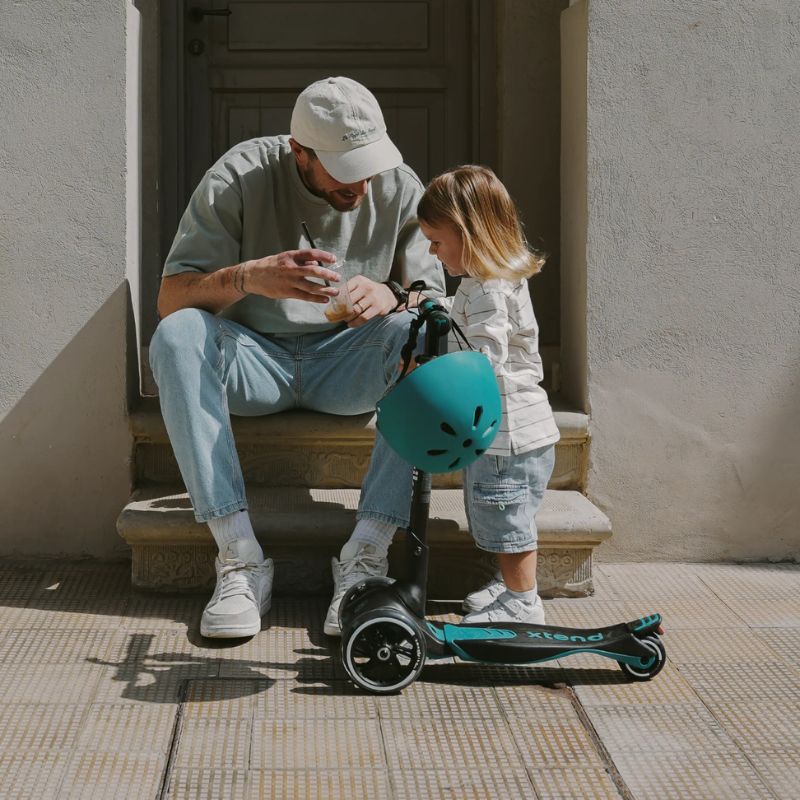 SmarTrike Xtend Ride-on Αναδιπλούμενο Πατίνι 4-Σε-1 Με LED Για 12 Μηνών Έως 12 Ετών Cool Grey