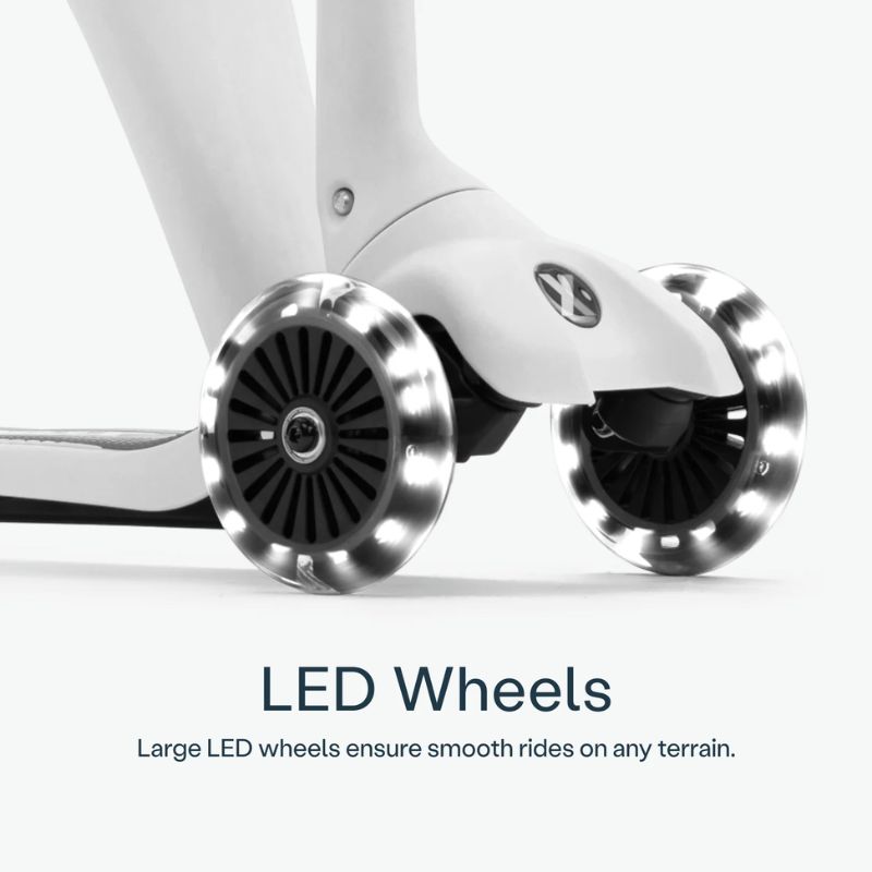 SmarTrike Xtend Mini-ride Αναδιπλούμενο Πατίνι 2-Σε-1 Με LED Για 12 Μηνών Έως 9 Ετών Grey