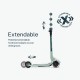 SmarTrike Xtend Mini-ride Αναδιπλούμενο Πατίνι 2-Σε-1 Με LED Για 12 Μηνών Έως 9 Ετών Green
