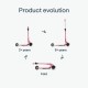 SmarΤrike Xtend Mini+ Αναδιπλούμενο Πατίνι Για 2-9 Ετών Pink