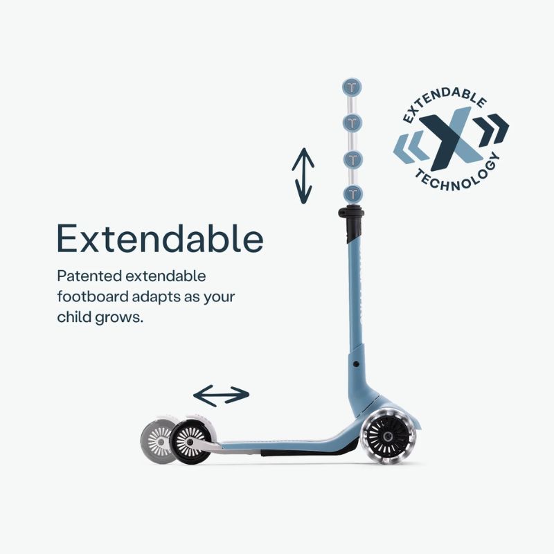 SmarΤrike Xtend Mini+ Αναδιπλούμενο Πατίνι Για 2-9 Ετών Blue