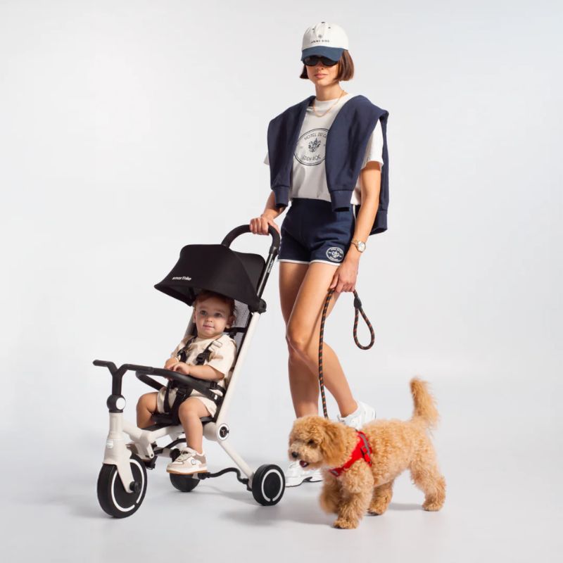 SmarTrike Wonder Αναδιπλούμενο Τρίκυκλο Καρότσι 2-Σε-1 Για 9 Μηνών Έως 3 Ετών Moonlight