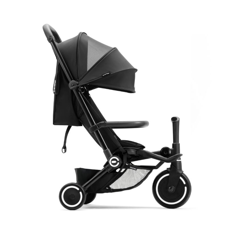 Smartrike Traveler Ελαφρύ Καρότσι - Τρίκυκλο Για 6-48 Μηνών Onyx Black