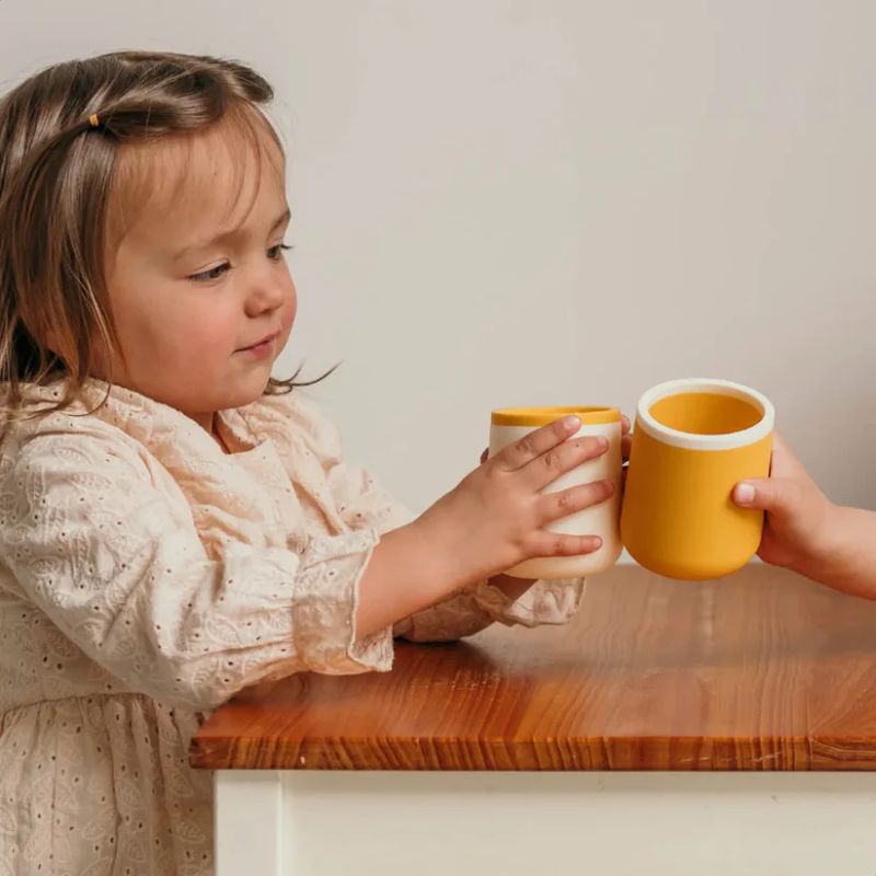 Smikkels Σετ Σιλικονούχα Ποτηράκια 2 τμχ 175ml Κίτρινο Smikkels Σετ Σιλικονούχα Ποτηράκια 2 τμχ 175ml Κίτρινο