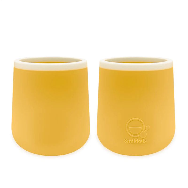Smikkels Σετ Σιλικονούχα Ποτηράκια 2 τμχ 175ml Κίτρινο Smikkels Σετ Σιλικονούχα Ποτηράκια 2 τμχ 175ml Κίτρινο