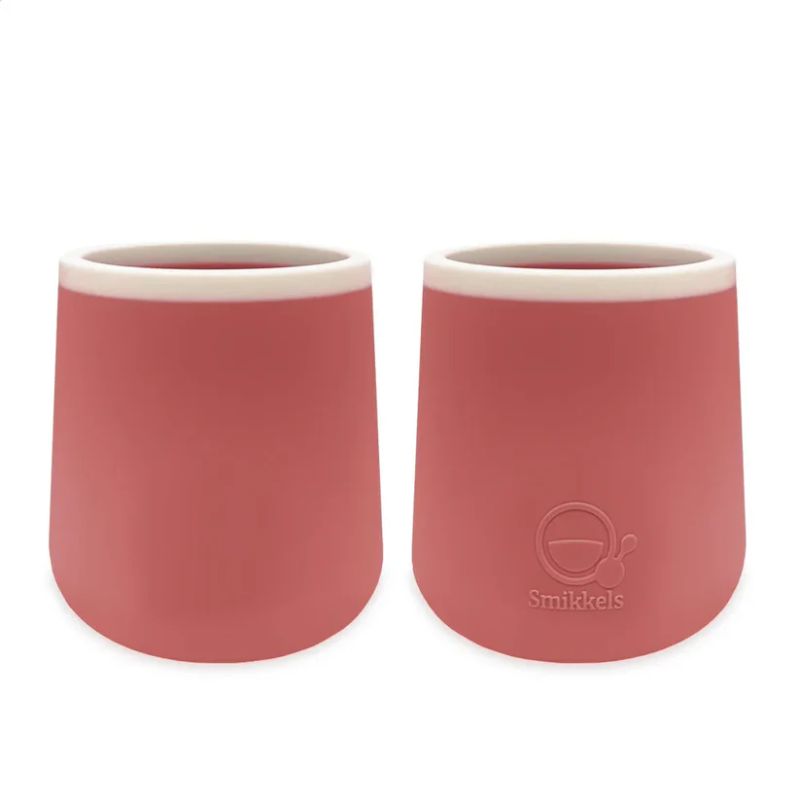 Smikkels Σετ Σιλικονούχα Ποτηράκια 2 τμχ 175ml Ροζ Smikkels Σετ Σιλικονούχα Ποτηράκια 2 τμχ 175ml Ροζ
