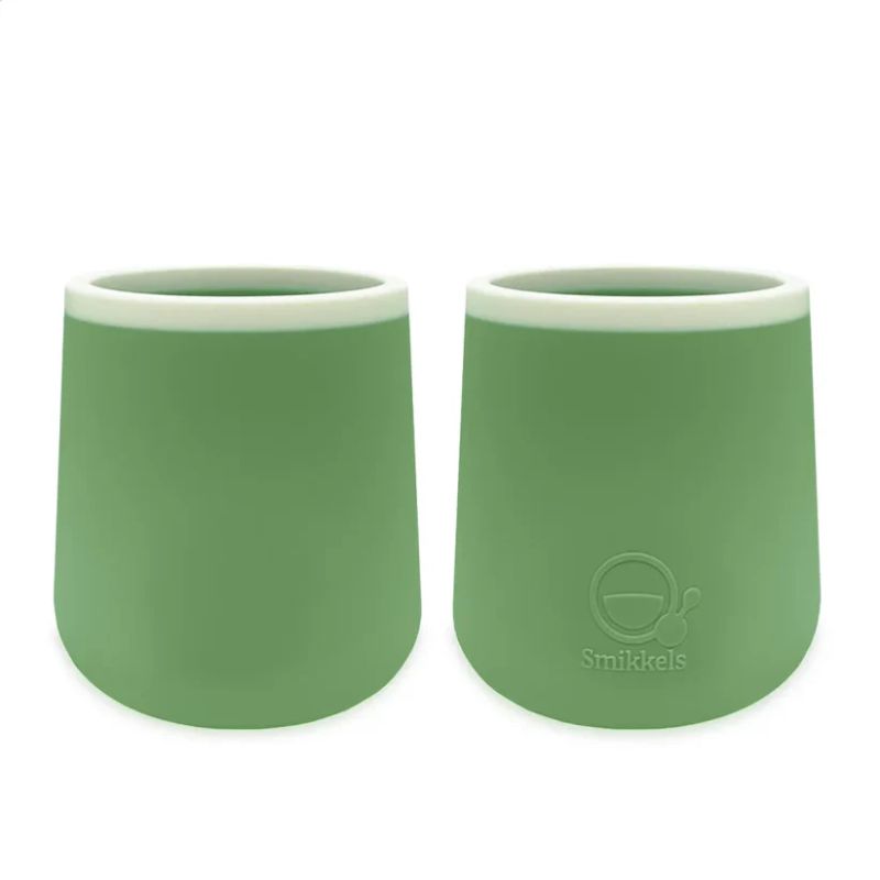 Smikkels Σετ Σιλικονούχα Ποτηράκια 2 τμχ 175ml Πράσινο Smikkels Σετ Σιλικονούχα Ποτηράκια 2 τμχ 175ml Πράσινο
