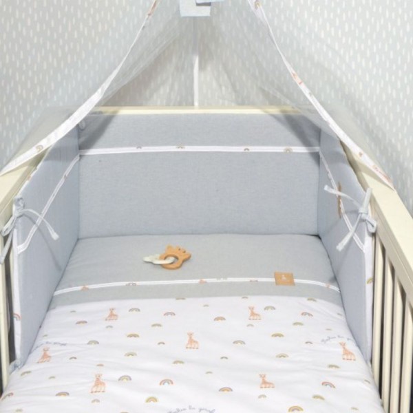 Sophie La Girafe Πάπλωμα Με Παπλωματοθήκη 100cm * 140cm Σχ. 501 Μπλε-Γκρι