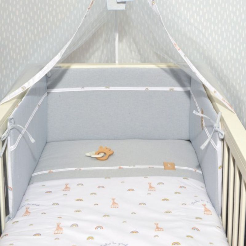 Sophie La Girafe Πάπλωμα Με Παπλωματοθήκη 100cm * 140cm Σχ. 501 Μπλε-Γκρι