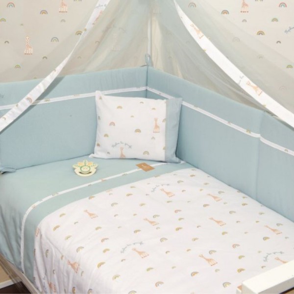 Sophie La Girafe Πάπλωμα Με Παπλωματοθήκη 100cm * 140cm Σχ. 503 Μέντα