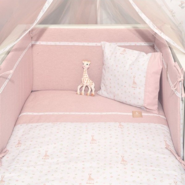 Sophie La Girafe Πάντα Διπλής Όψης 35cm * 210cm Σχ. 502 Ροζ