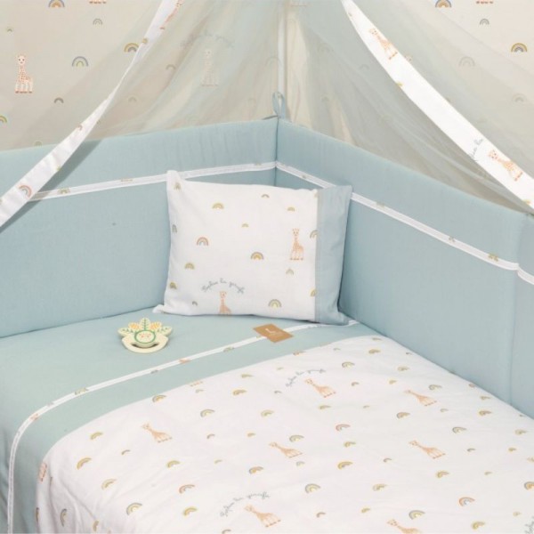 Sophie La Girafe Πάντα Διπλής Όψης 35*210cm Σχ. 503 Μέντα