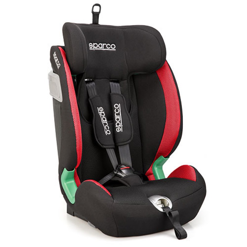 Sparco Child Seat i-Size Κάθισμα Αυτοκινήτου 76-150cm Red