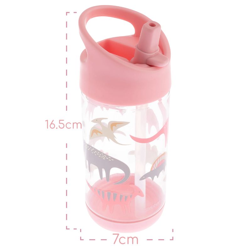 Stephen Joseph FlipTop Παγούρι Tritan 300ml Pink Dino