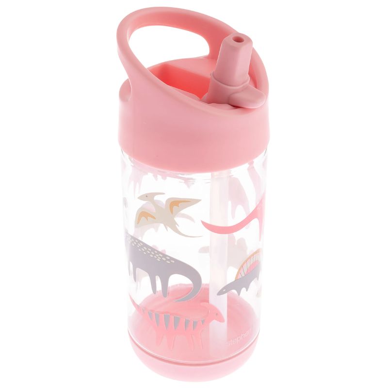 Stephen Joseph FlipTop Παγούρι Tritan 300ml Pink Dino