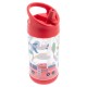 Stephen Joseph FlipTop Παγούρι Tritan 300ml Red Transportation