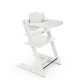 Stokke Tripp Trapp Bundle Καρέκλα Με Baby Set² White Και Tray Δίσκο White