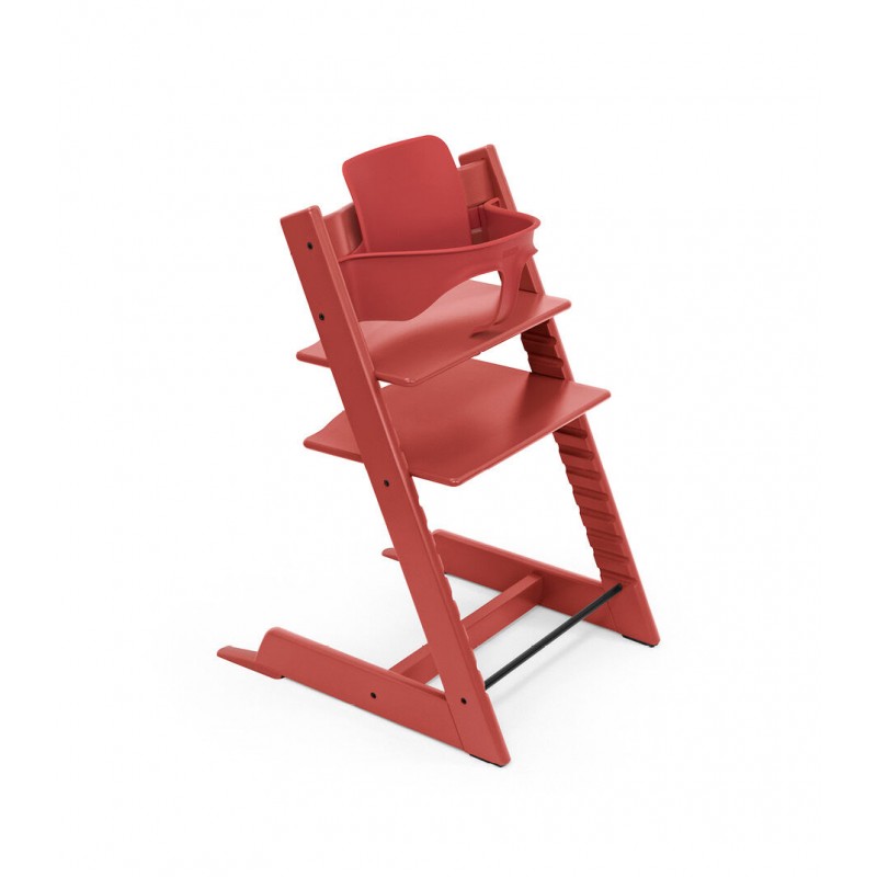 Stokke Tripp Trapp Chair Κάθισμα Φαγητού Warm Red ΜΕ ΔΩΡΟ Baby Set Warm Red