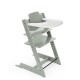 Stokke Tripp Trapp Bundle Καρέκλα Με Baby Set² Glacier Green Και Tray Δίσκο White