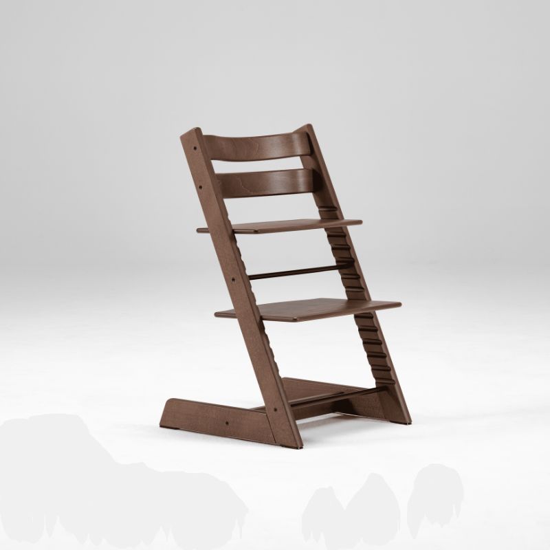 Stokke Tripp Trapp Κάθισμα Φαγητού Warm Brown Και Με Δώρο Classic Μαξιλάρι
