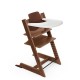 Stokke Tripp Trapp Bundle Καρέκλα Με Baby Set² Warm Brown Και Tray Δίσκο White