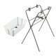 Stokke Flexi Bath Bundle Μπάνιο Με Θερμοευαίσθητη Βαλβίδα White Με Βάση Stand