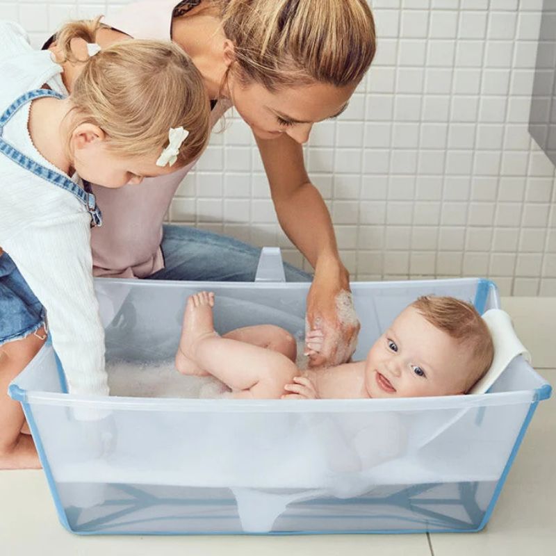 Stokke Flexi Bath Μπάνιο Με Θερμοευαίσθητη Βαλβίδα Ocean Blue