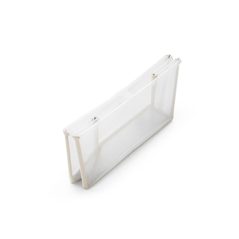 Stokke Flexi Bath X-Large Μπάνιο Με Θερμοευαίσθητη Βαλβίδα Sandy Beige Και Με Δώρο Βάση Νεογέννητου 542800