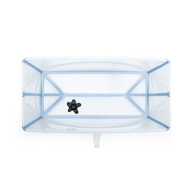 Stokke Flexi Bath X-Large Μπάνιο Με Θερμοευαίσθητη Βαλβίδα Ocean Blue Και Με Δώρο Βάση Νεογέννητου 542800