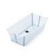 Stokke Flexi Bath X-Large Μπάνιο Με Θερμοευαίσθητη Βαλβίδα Ocean Blue Και Με Δώρο Βάση Νεογέννητου 542800