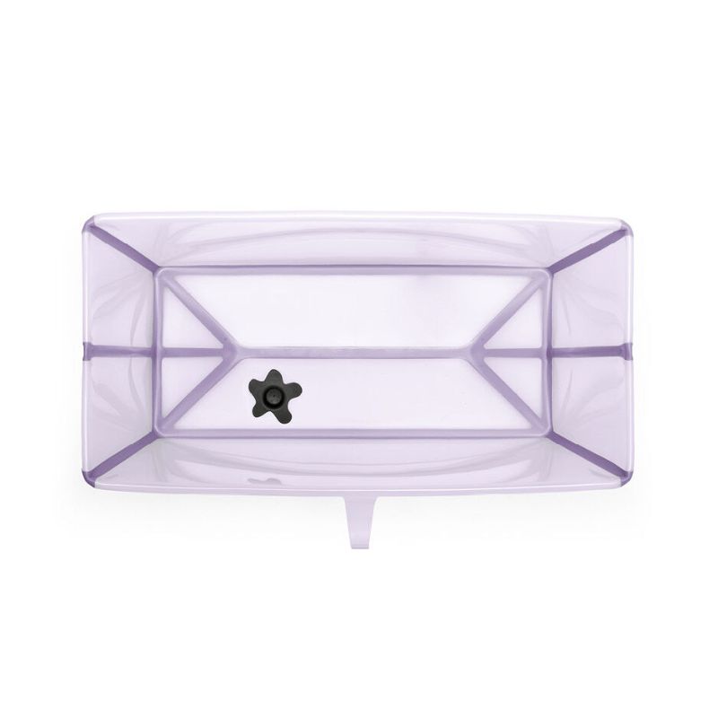 Stokke Flexi Bath X-Large Μπάνιο Με Θερμοευαίσθητη Βαλβίδα Lavender Και Με Δώρο Βάση Νεογέννητου 542800