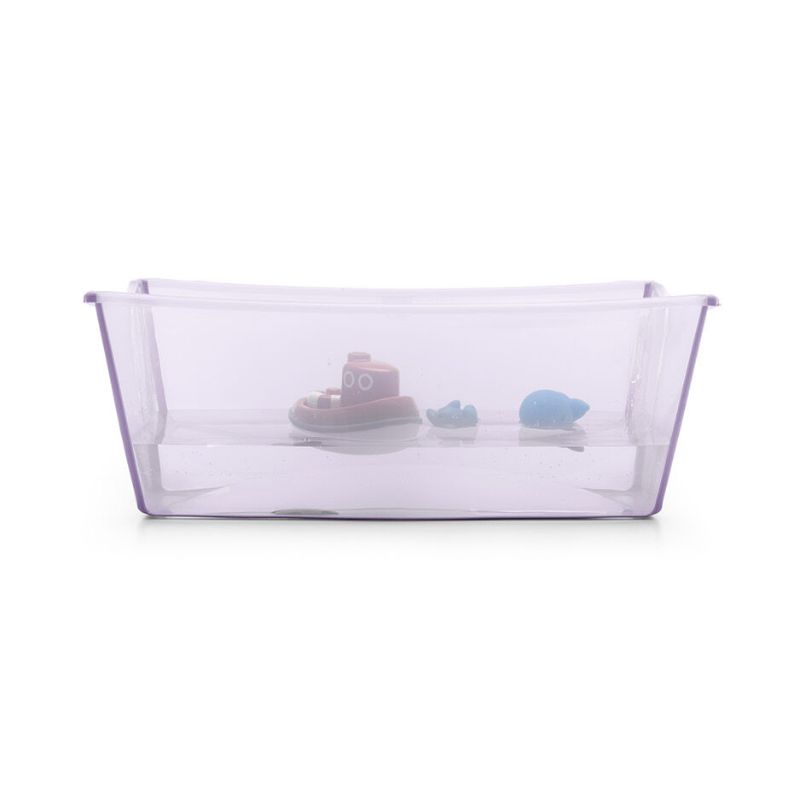 Stokke Flexi Bath X-Large Μπάνιο Με Θερμοευαίσθητη Βαλβίδα Lavender Και Με Δώρο Βάση Νεογέννητου 542800