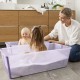 Stokke Flexi Bath X-Large Μπάνιο Με Θερμοευαίσθητη Βαλβίδα Lavender Και Με Δώρο Βάση Νεογέννητου 542800