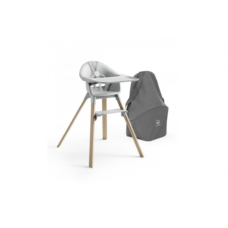 Stokke Clikk Κάθισμα Φαγητού Cloud Grey Με Δώρο Τσάντα Ταξιδιού 571301