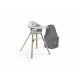 Stokke Clikk Κάθισμα Φαγητού Cloud Grey Με Δώρο Τσάντα Ταξιδιού 571301