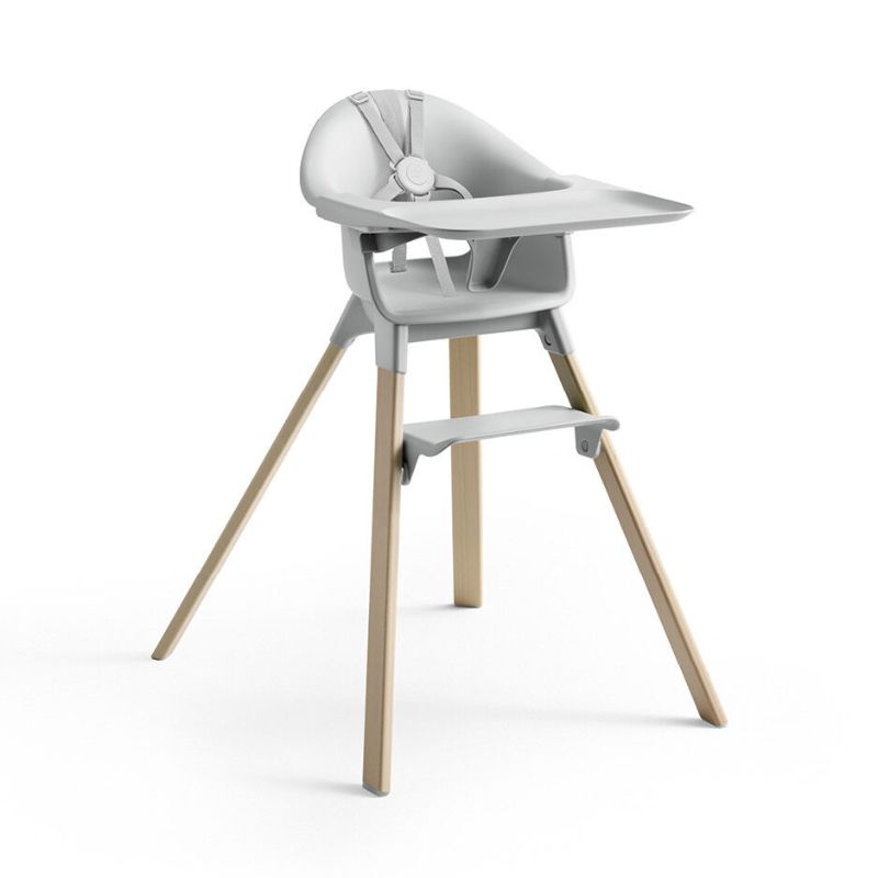 Stokke Clikk Κάθισμα Φαγητού Cloud Grey Με Δώρο Τσάντα Ταξιδιού 571301