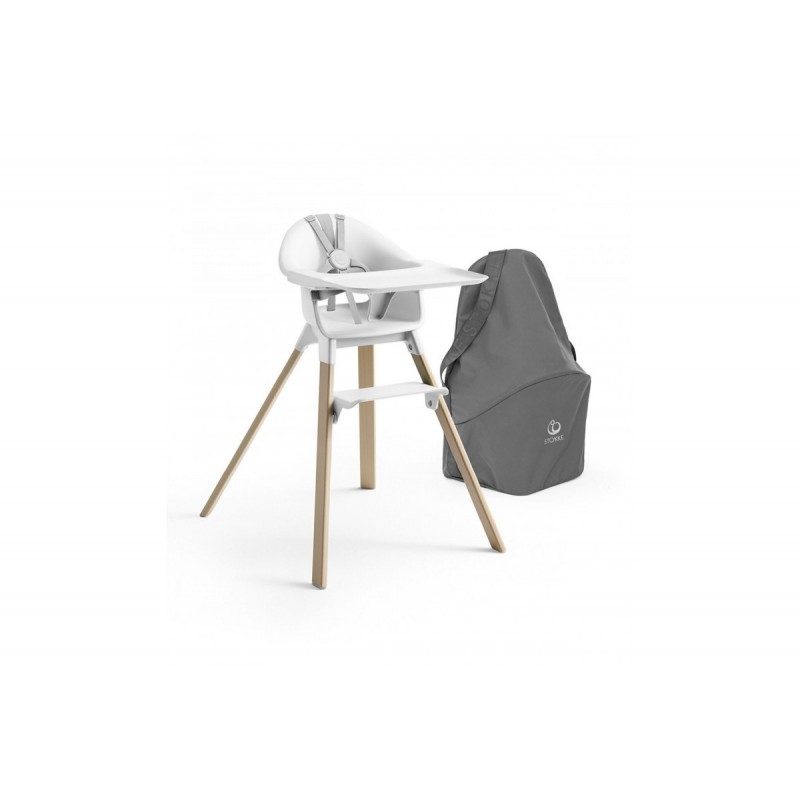 Stokke Clikk Κάθισμα Φαγητού White Με Δώρο Τσάντα Ταξιδιού 571301