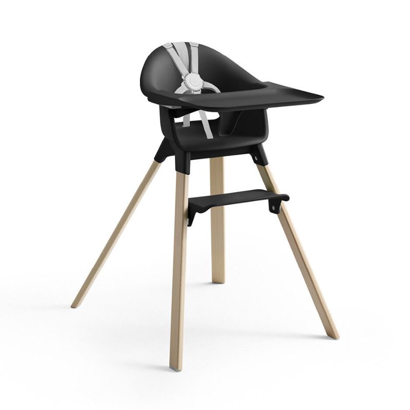 Stokke Clikk Κάθισμα Φαγητού Black Natural