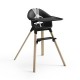 Stokke Clikk Κάθισμα Φαγητού Black Natural Με Δώρο Τσάντα Ταξιδιού 571301