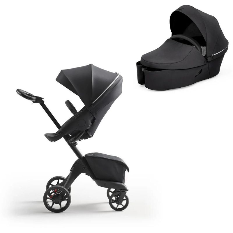 Stokke Xplory X Παιδικό Καρότσι Rich Black Με Δώρο Πορτ Μπεμπέ Rich Black 572101