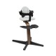 Stokke Nomi Καρέκλα Φαγητού Walnut Black Και Με Δώρο Baby Set Black 626102