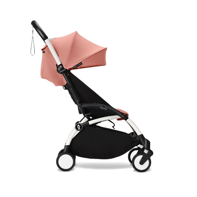 Stokke YoYo³ Σκελετός Καροτσιού White Με Υφάσματα Για Τη Θέση 6+ Μηνών Ginger