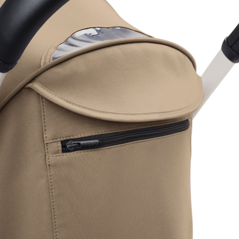 Stokke YoYo³ Σκελετός Καροτσιού White Με Υφάσματα Για Τη Θέση 6+ Μηνών Toffee