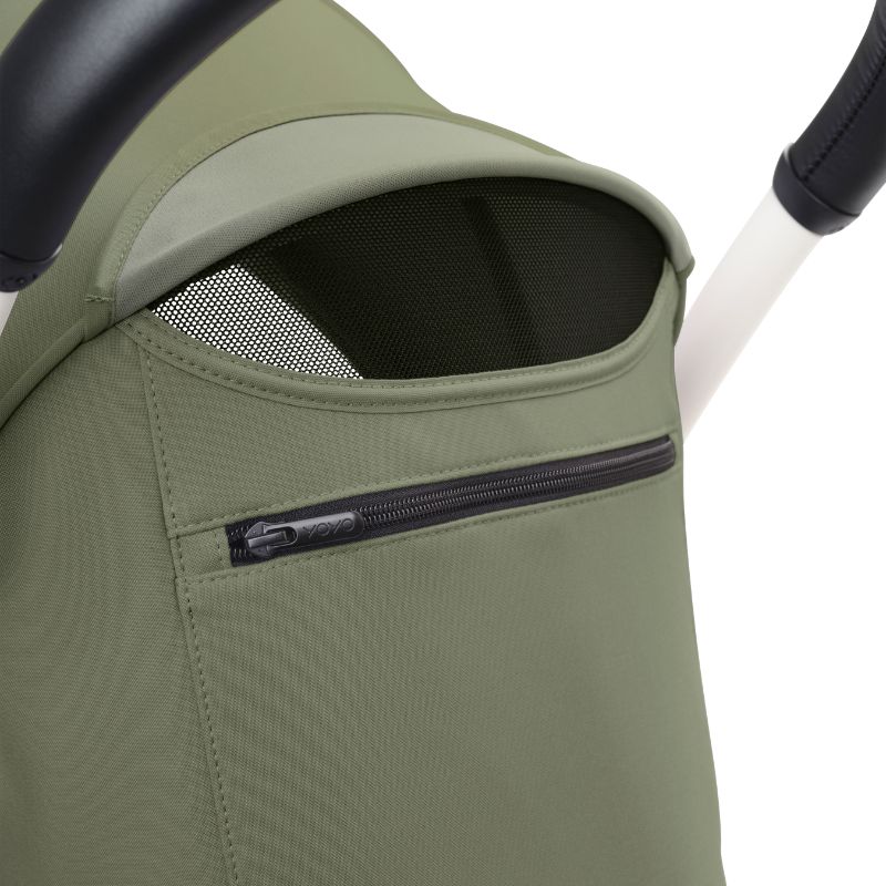 Stokke YoYo³ Σκελετός Καροτσιού White Με Υφάσματα Για Τη Θέση 6+ Μηνών Olive